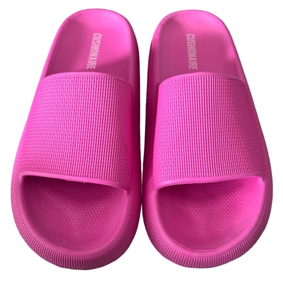 Cushionaire Feather Cloud Slide in Hot Pink - Size 8 (38) - Picture 4 of 6